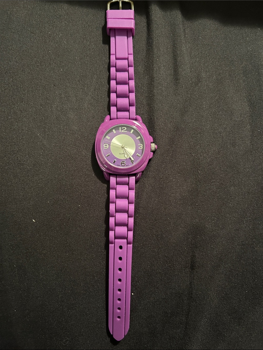 Purple Silicone Link Watch